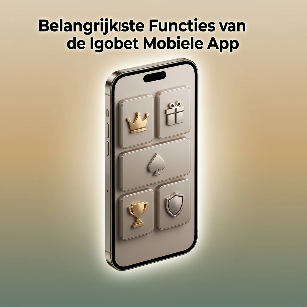 Igobet mobiele app functies voor Nederlandse spelers: iDEAL, bonussen, casinospellen en live weddenschappen