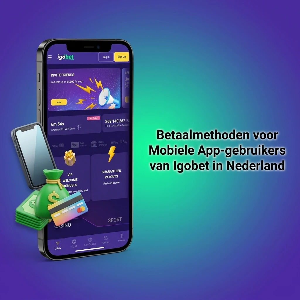 Igobet app betaalmethoden Nederland: iDEAL, Visa, Mastercard, Skrill en meer voor storten en opnemen
