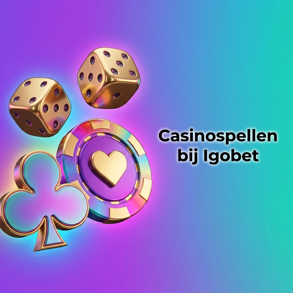 Igobet casinospellen met meer dan 3000 opties zoals slots, blackjack, roulette en live gamesho