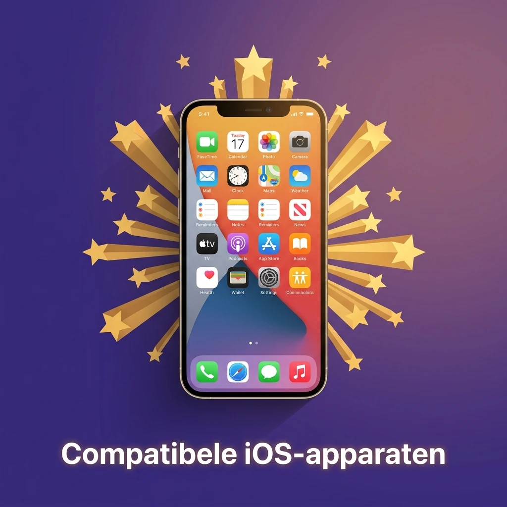 Compatibele iOS-apparaten voor Igobet app: iPhone X tot 15 en iPad modellen vanaf 7e generatie