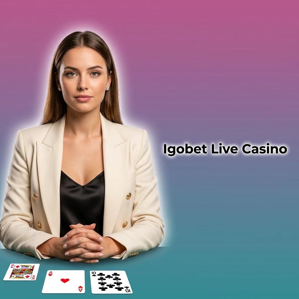 Igobet Live Casino met echte dealers via videostream voor blackjack, roulette en baccarat