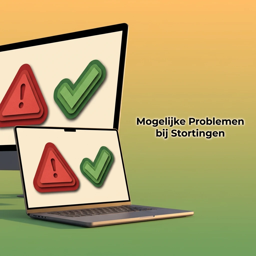 Overzicht van veelvoorkomende stortingsproblemen zoals bankweigering, limieten en verificatiefouten bij online gokplatforms