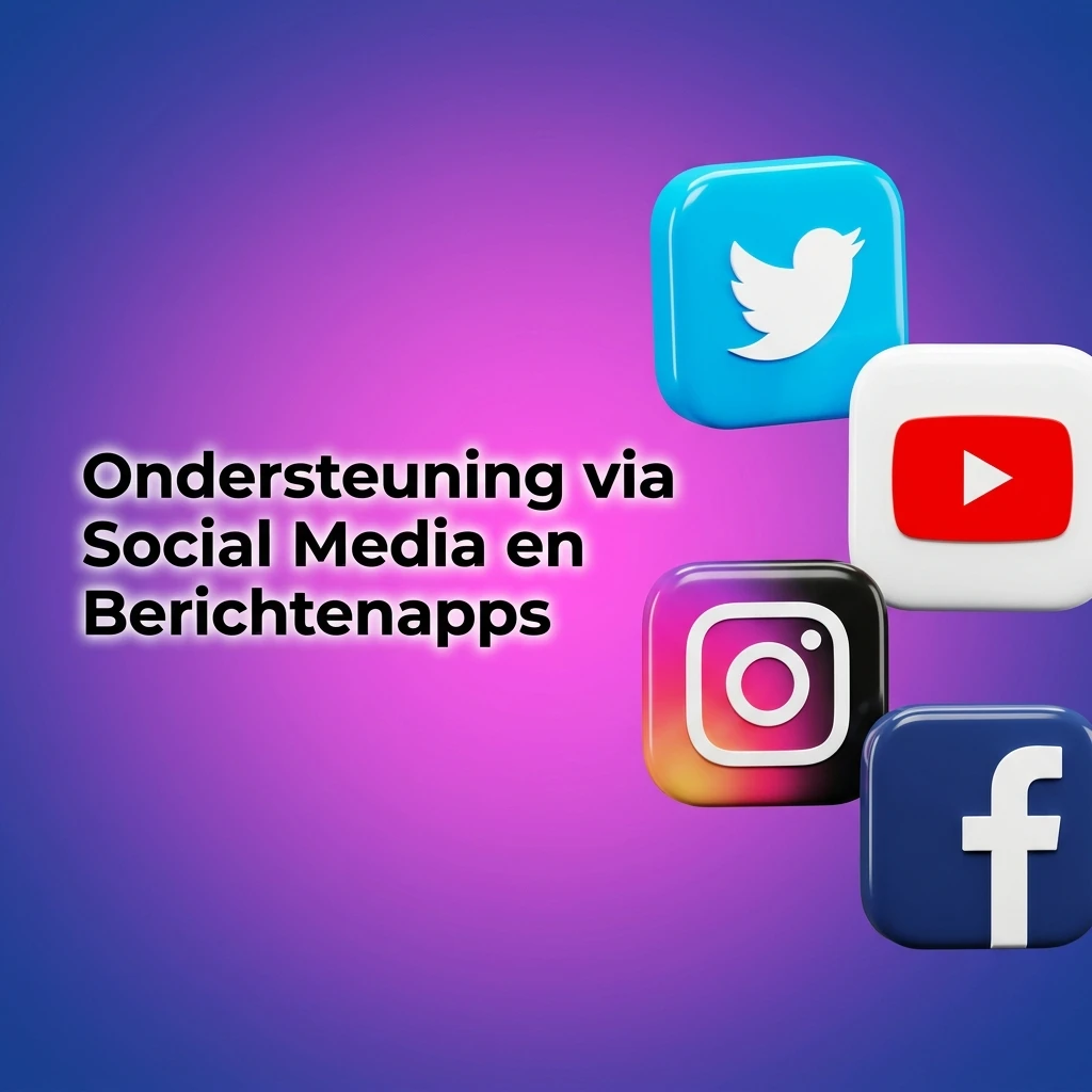 Igobet klantenservice via WhatsApp, Telegram, Facebook Messenger en Twitter voor snelle ondersteuning