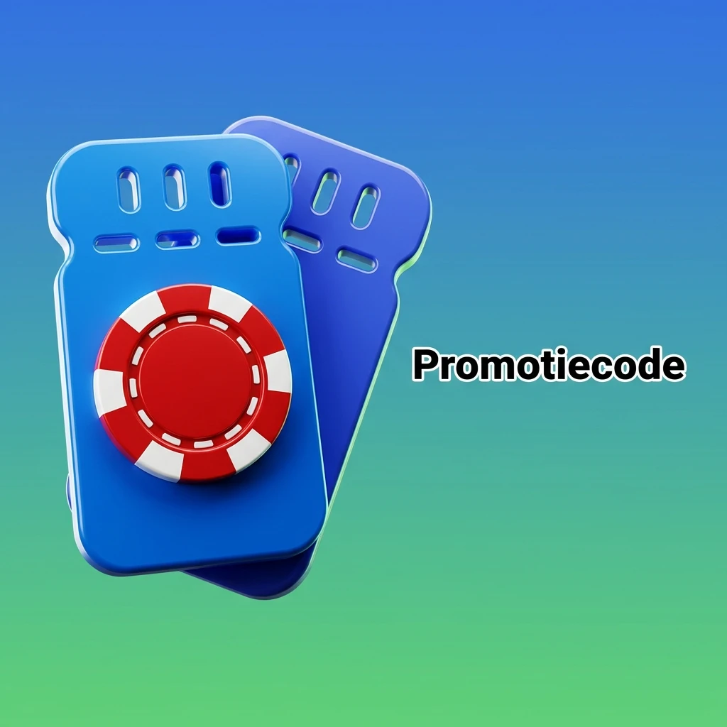 Overzicht van beschikbare promotiecodes met bijbehorende bonussen zoals welkomstbonus en gratis spins