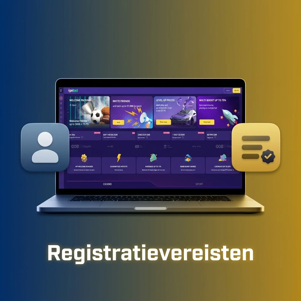 Igobet registratievereisten: minimumleeftijd, identiteitsdocumenten en accountregels voor nieuwe gebruikers