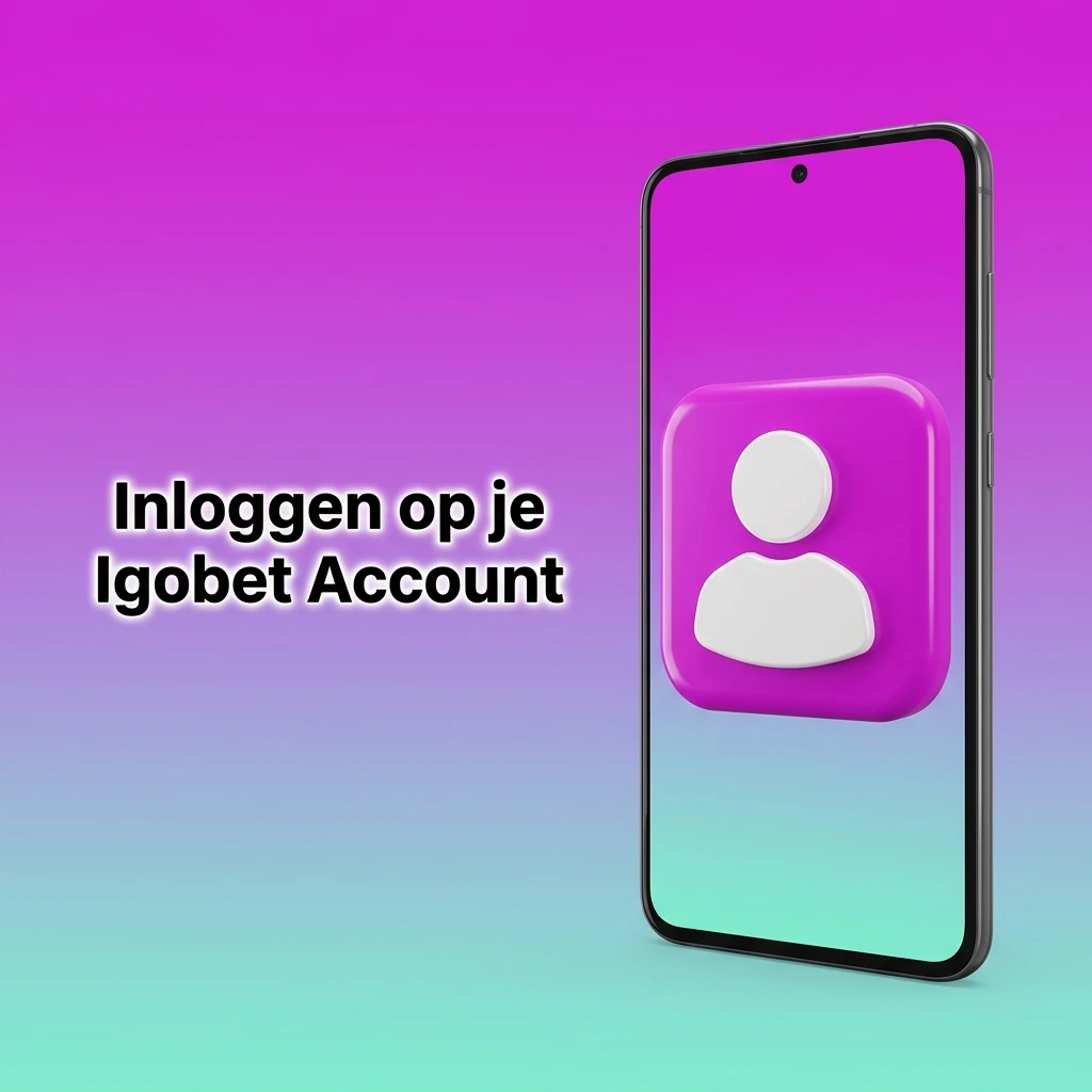 Igobet inlogpagina met stapsgewijze uitleg voor toegang tot je account via e-mail en wachtwoord