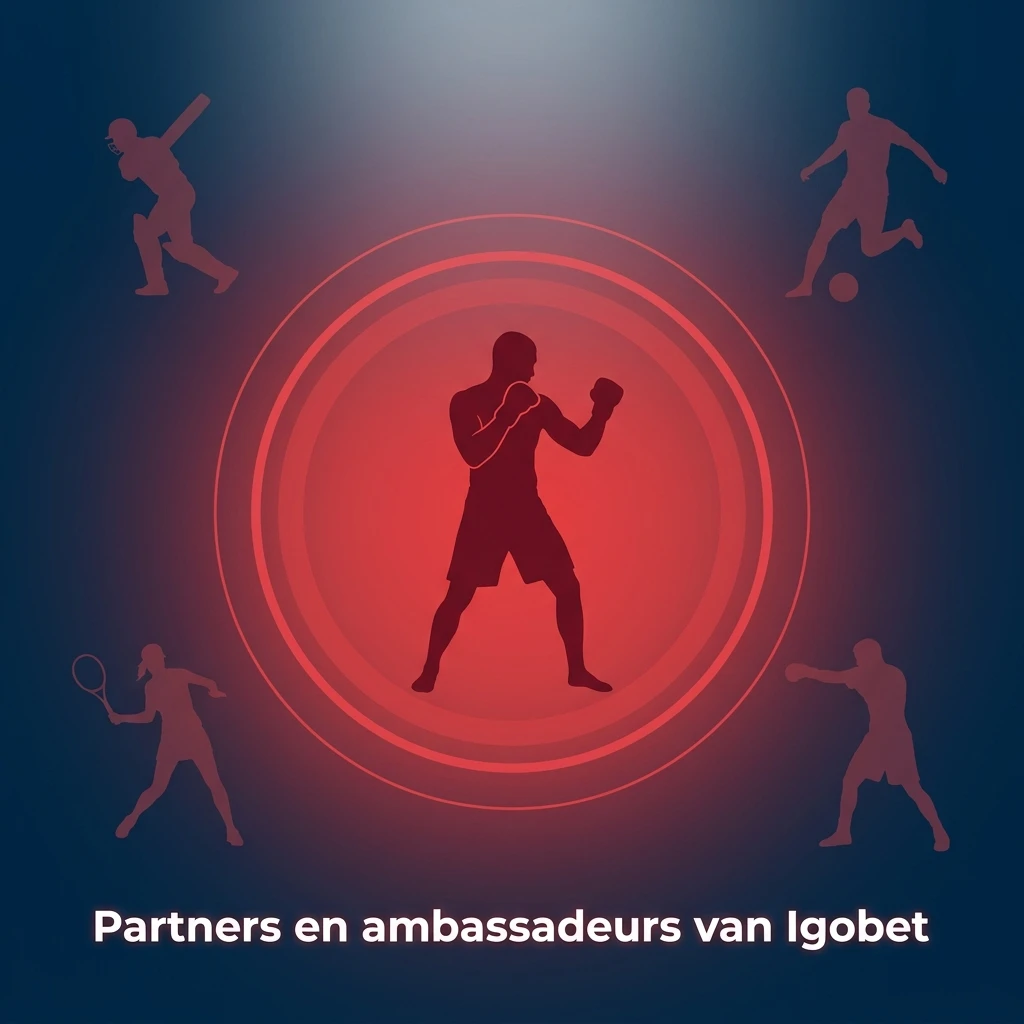 Igobet casino logo met tekst over partners en ambassadeurs die nog niet officieel zijn bevestigd