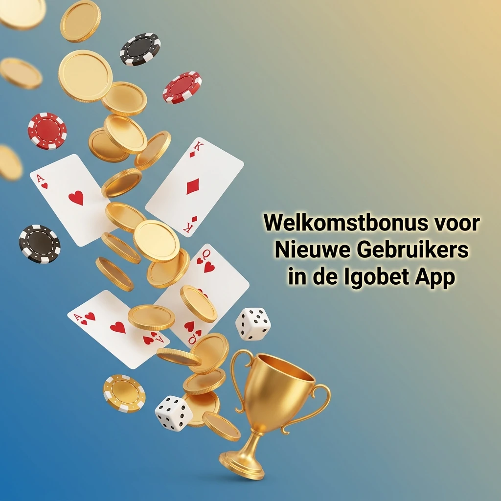 Igobet app welkomstbonus: 100% sportbonus tot €500 of casinobonus tot €10.000 plus 800 gratis spins