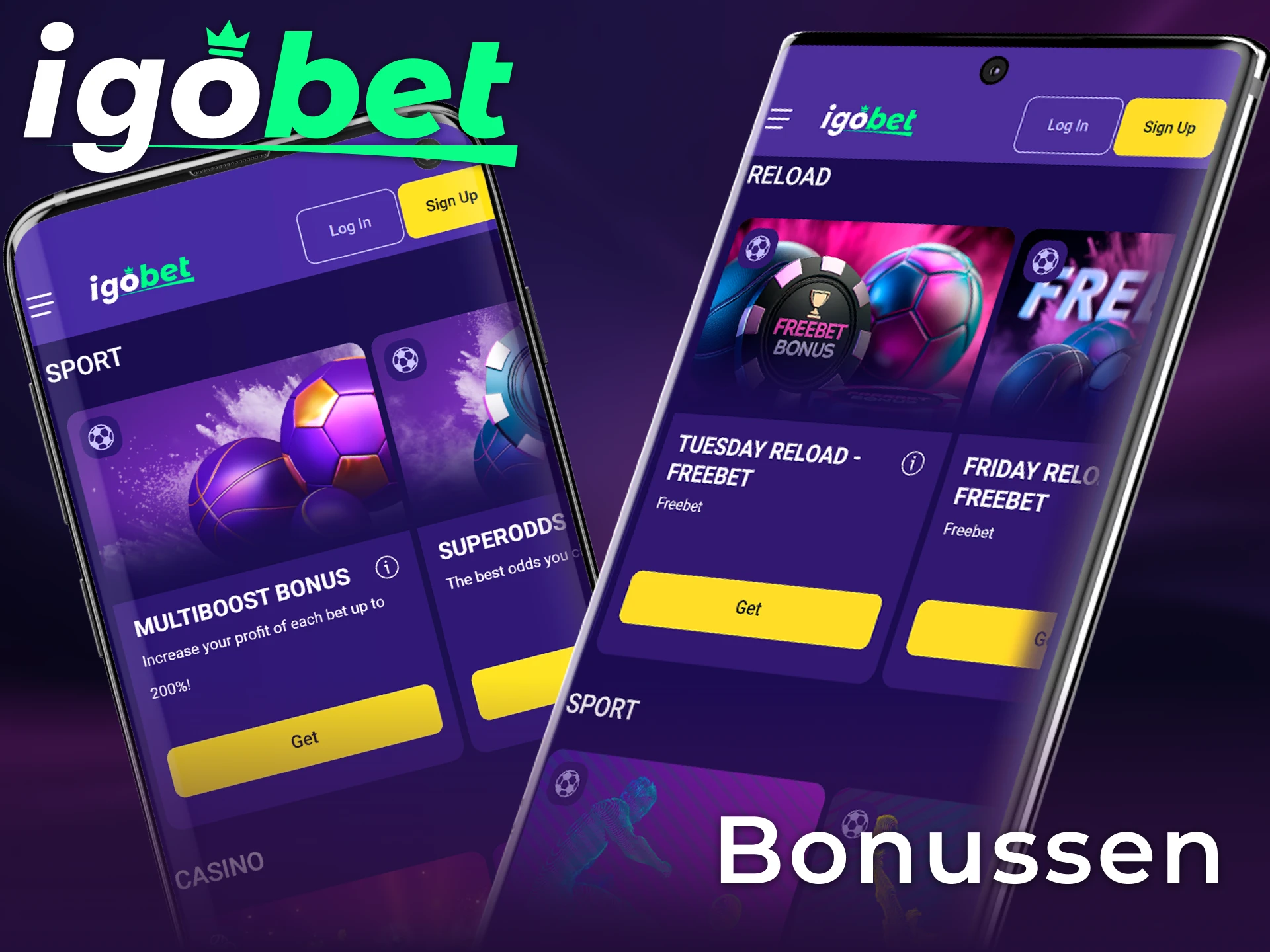 Claim je exclusieve bonus en begin met spelen in de Igobet Android app.