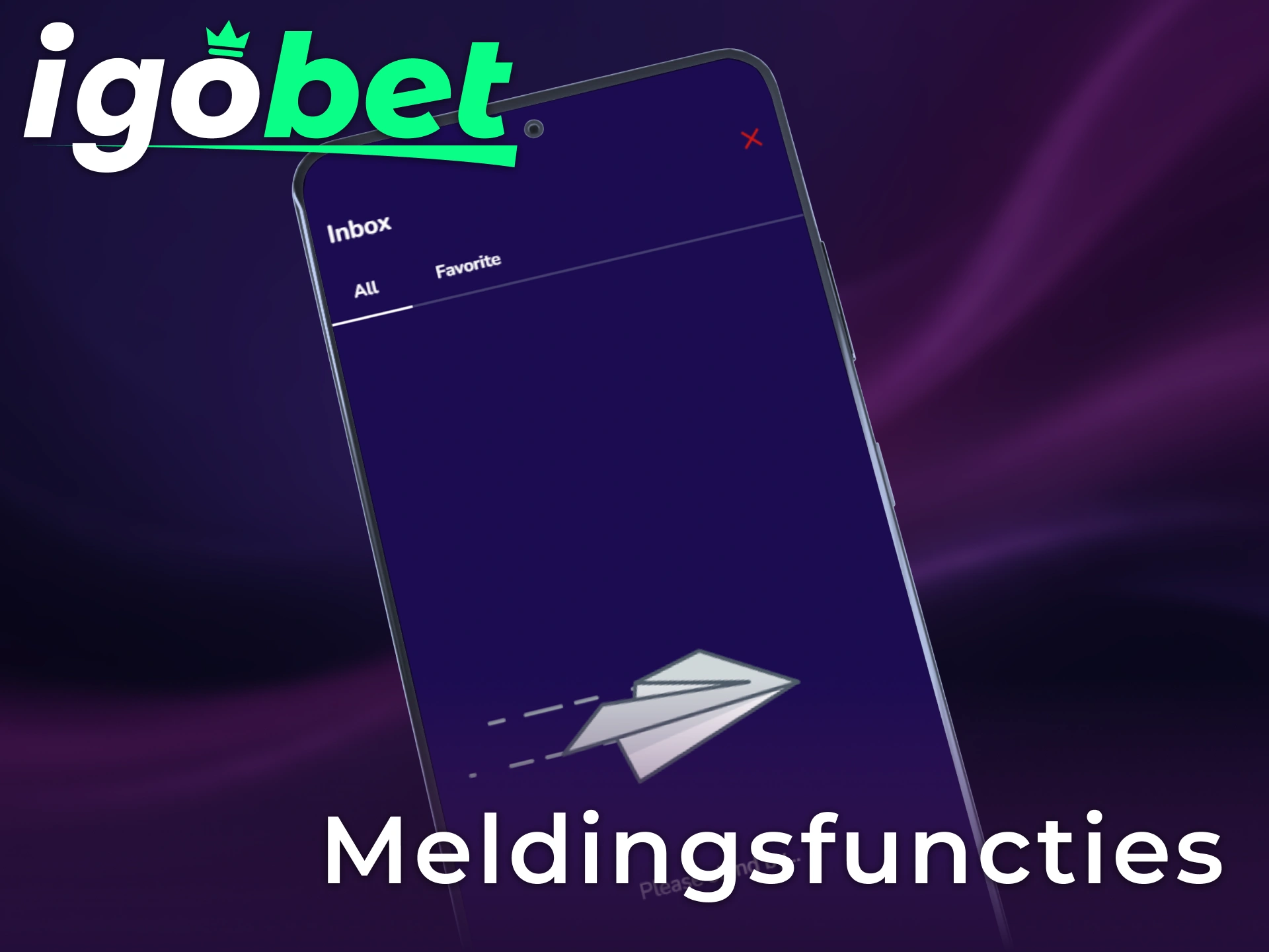 Schakel handige meldingen in om nooit een kans te missen in de Igobet Android app.
