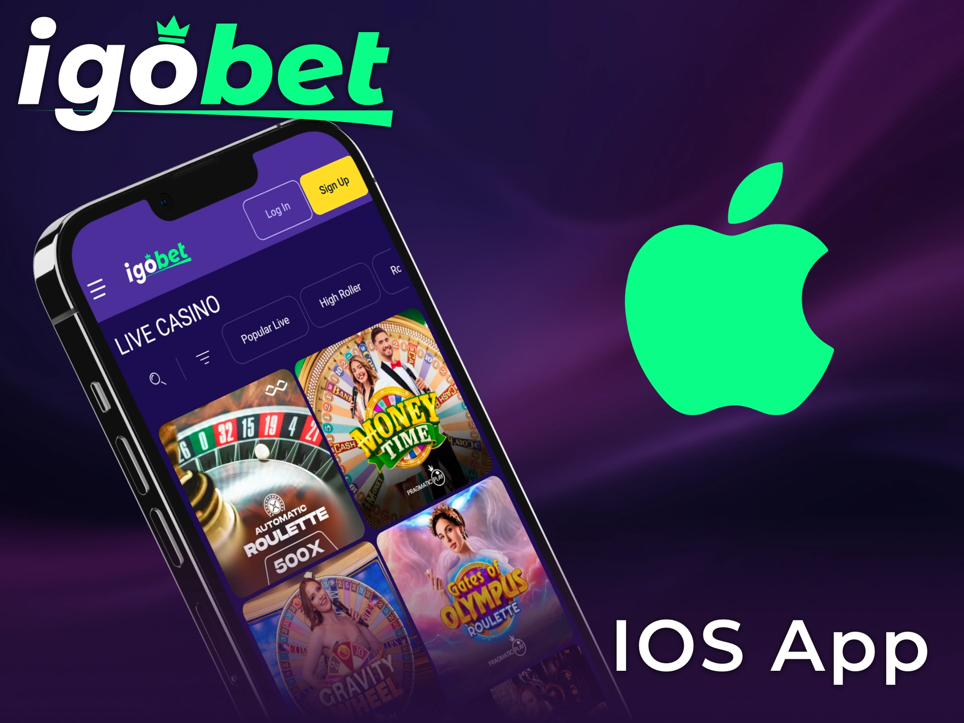 Registreer een nieuw account via de Igobet Applicatie om direct te profiteren van alle voordelen.