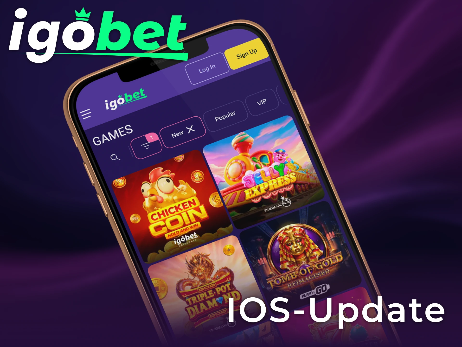 Voltooi de Registratie op iOS en begin direct met spelen in de Igobet Applicatie.