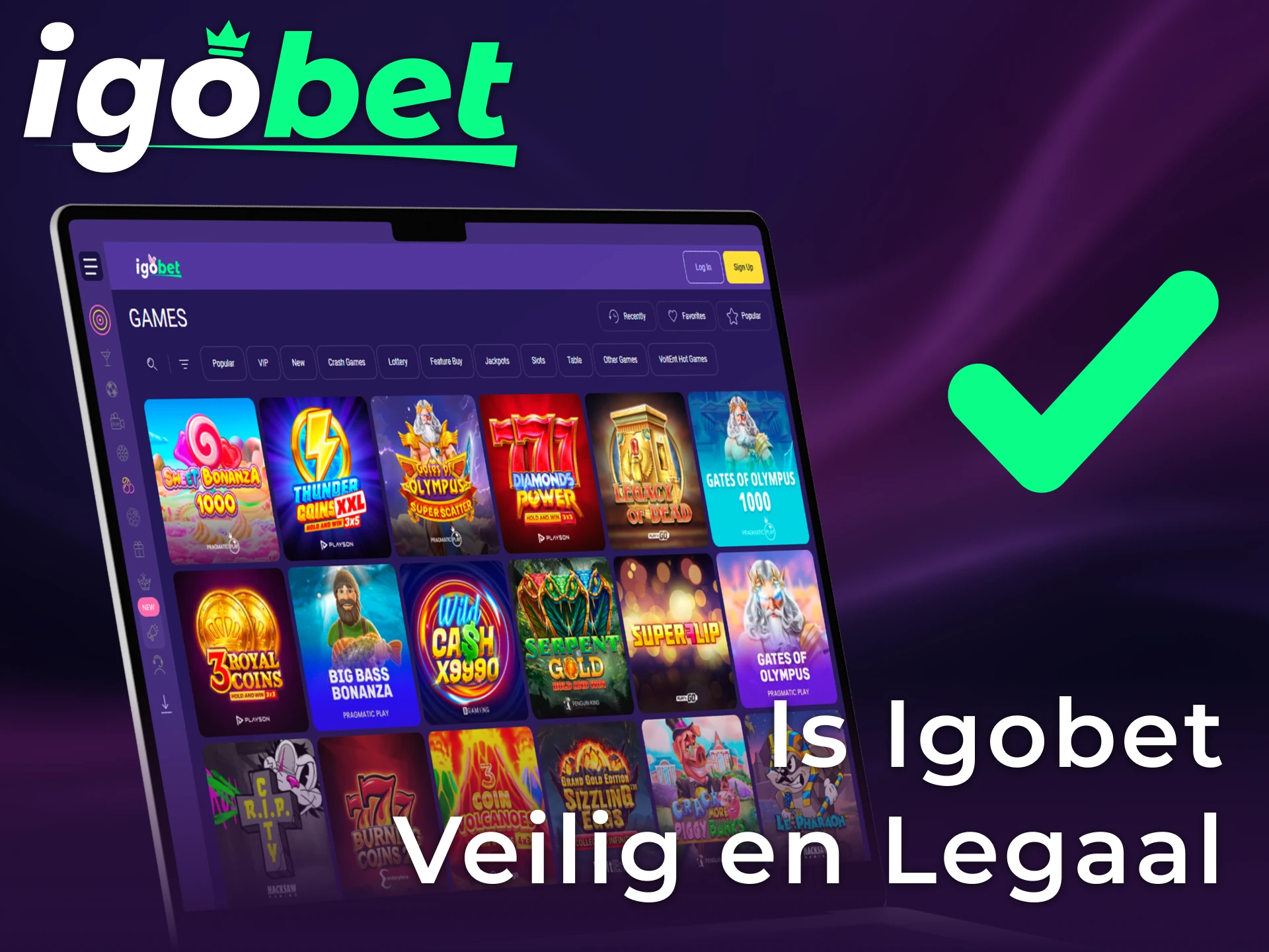 Lees hier waarom IgoBet veilig en legaal is in Nederland voor betrouwbaar gokken.