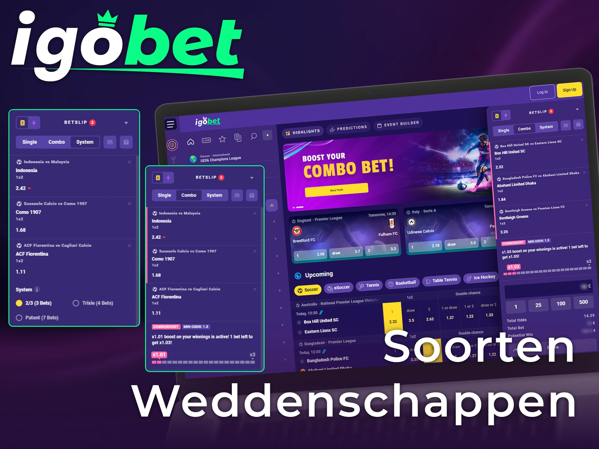 Verken de diverse soorten weddenschappen bij IgoBet om je strategie te optimaliseren.