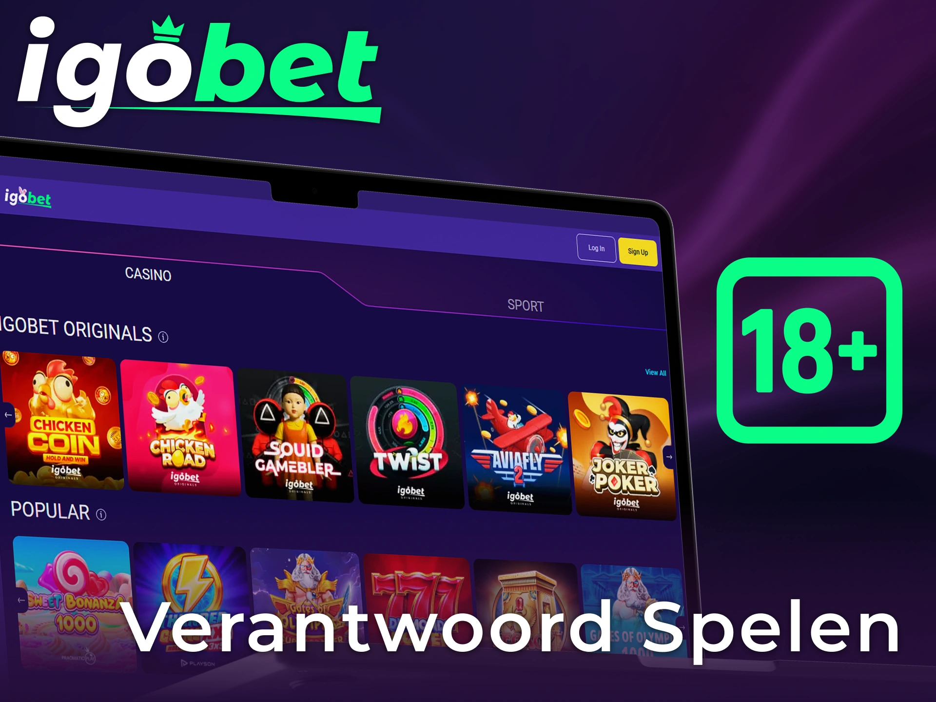 Maak gebruik van de hulpmiddelen voor verantwoord spelen bij IgoBet in een veilige omgeving.